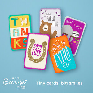 Hallmark Introduces New "Just Because" Mini Greeting Cards