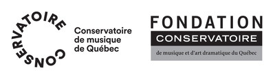 Logo : Conservatoire de musique de Québec ; Fondation du Conservatoire de musique et d'art dramatique du Québec (Groupe CNW/Conservatoire de musique et d'art dramatique du Québec)