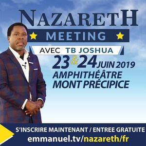T.B. Joshua va accueillir une réunion à Nazareth en Israël