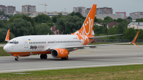 SkyUp Airlines Boeing Next-Generation 737-700 with Split Scimitar Winglets