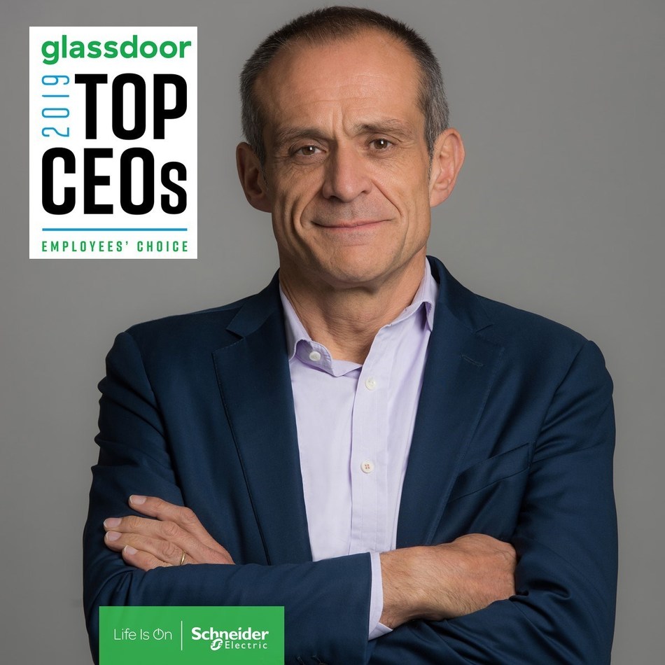 Schneider Electric JeanPascal Tricoire named a Glassdoor Top CEO in 2019