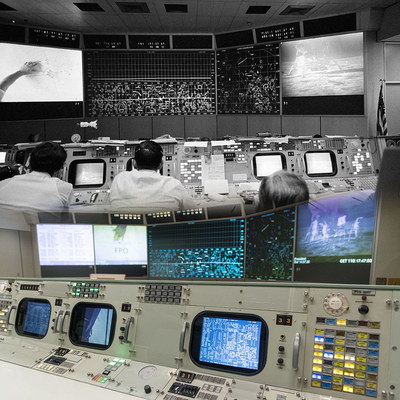 Mission Operations Control Room in the Apollo Mission Control Center at NASA&rsquo;s Johnson Space Center in Houston | Credits: NASA