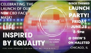 HEMPAVIDA's Hemp + Collagen Face Mask Launches at Chicago Pride Fest