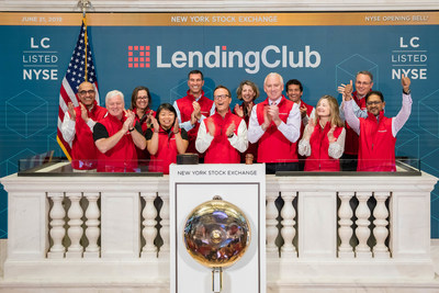 LendingClub celebrates $50 billion in loans and their 3 millionth borrower at the New York Stock Exchange Opening Bell.