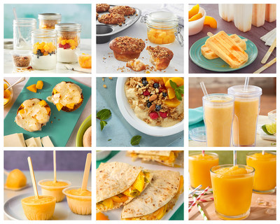 Nine New California Cling Peach "Just for Kids" recipes!