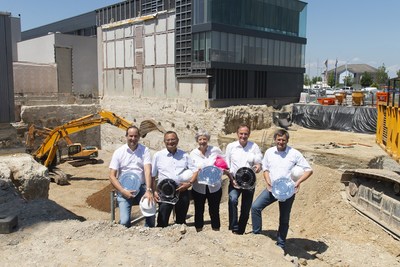 EV Group Executive Board. From left to right: Dr. Werner Thallner, Erich Thallner, Aya Maria Thallner, Hermann Waltl and Paul Lindner.