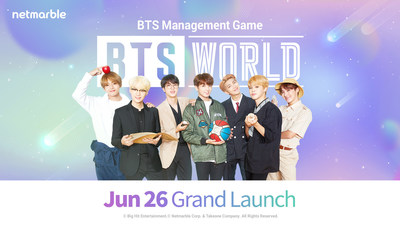 BTS WORLD Is Available Worldwide On iOS And Android Devices Starting Today (PRNewsfoto/Netmarble Corp.)