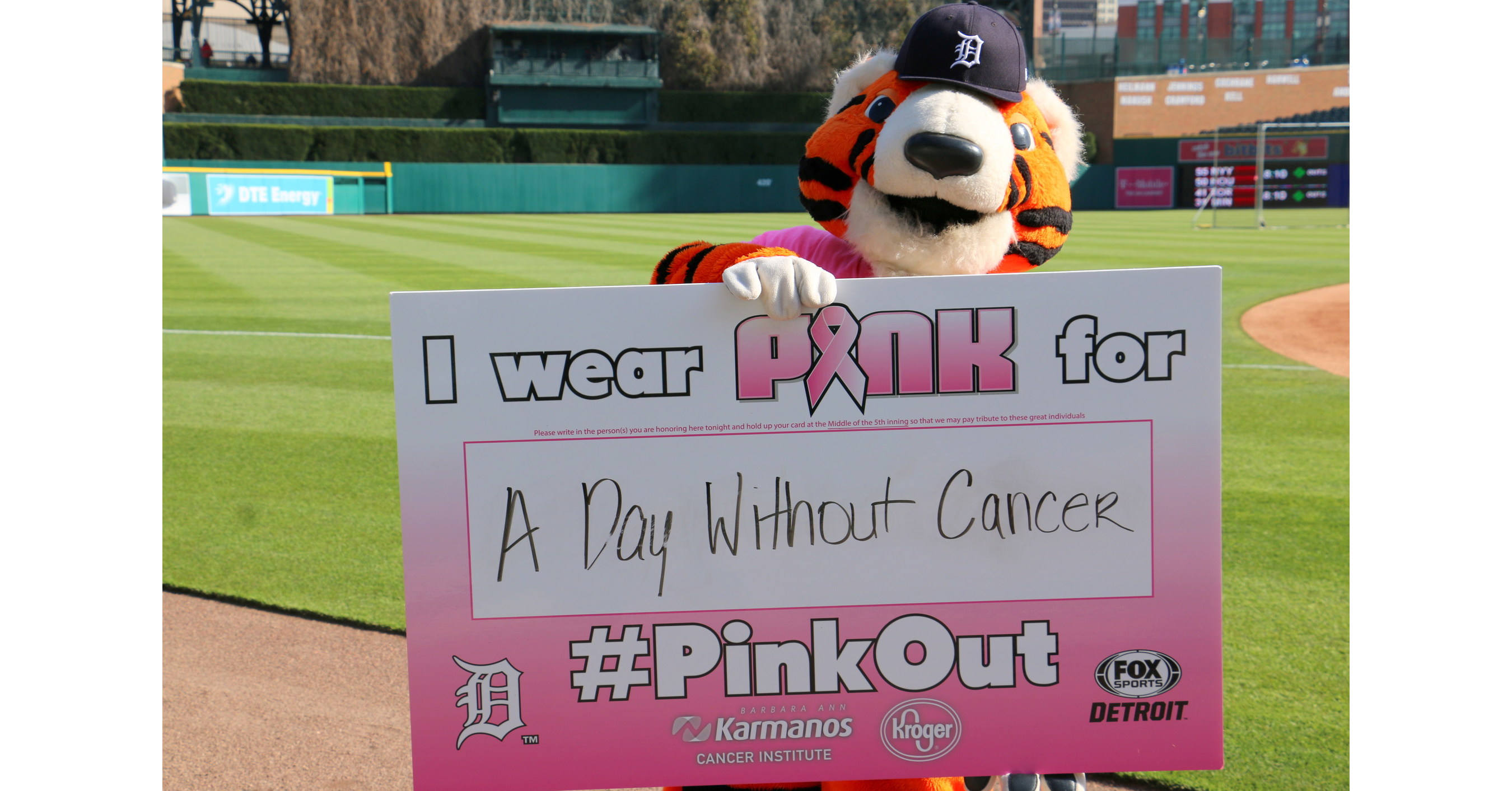 Detroit Tigers Pink Out the Park Friday, July 19, continues eight year