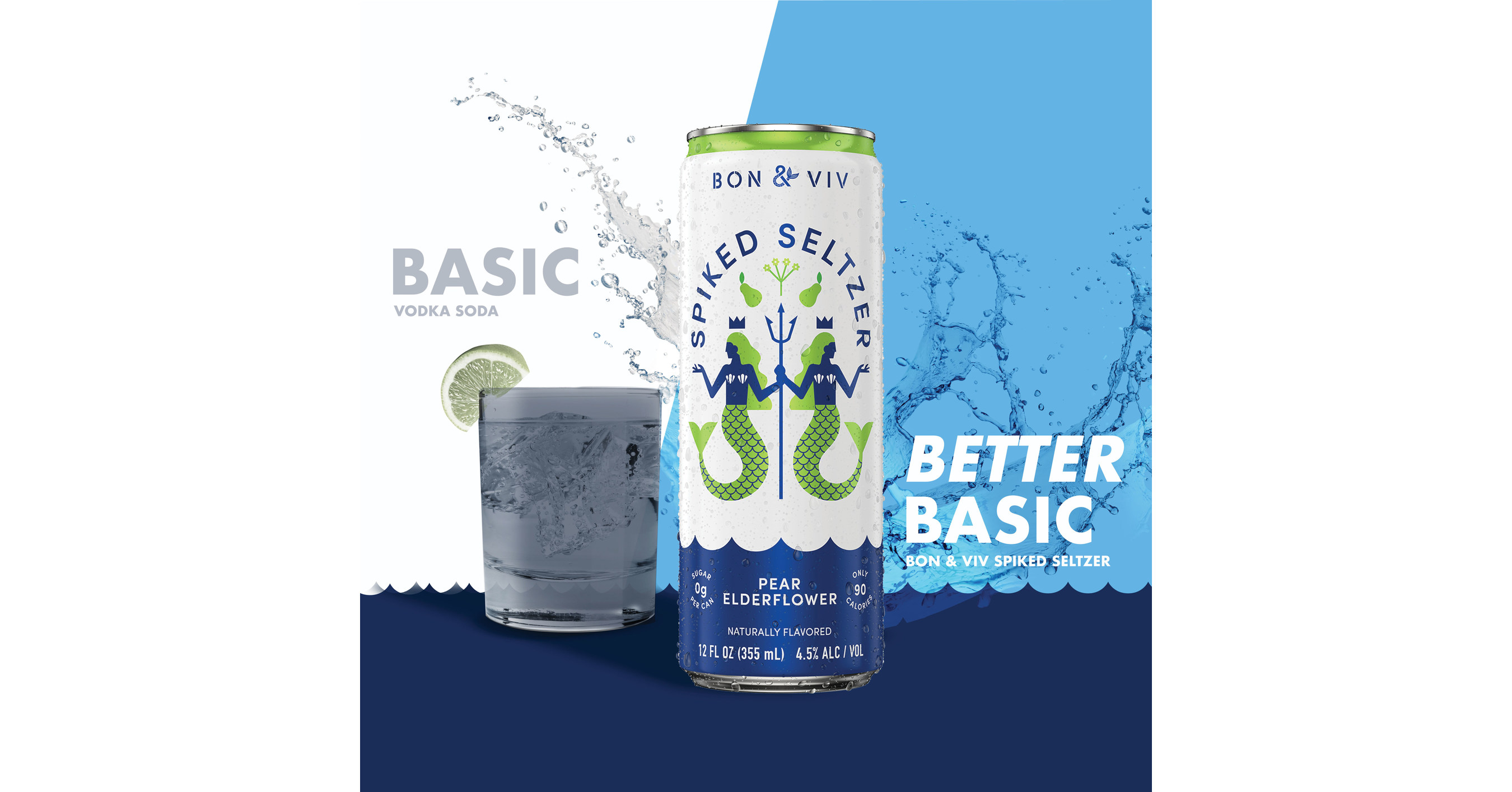 BON & VIV Spiked Seltzer Is Out To Ban Basic For The Summer By Offering 