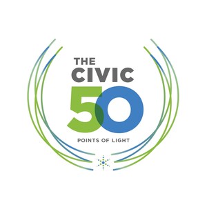 DTE named one of the top 50 community-minded companies by Points of Light for record-breaking volunteerism and neighborhood transformation efforts