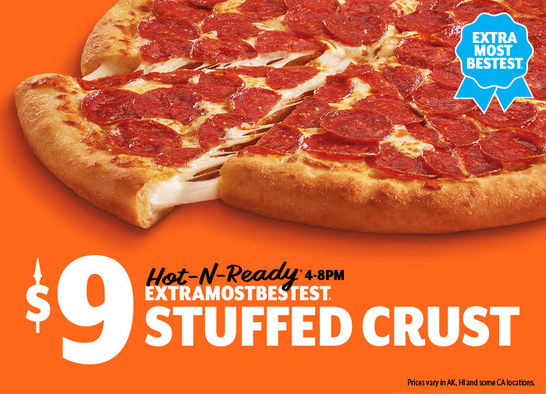 REVIEW: Little Caesars Stuffed Crazy Crust Pizza - The Impulsive Buy