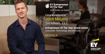EY announces Josh Meyers, CEO of Slickdeals as Entrepreneur Of The Year® 2019 Award winner in Greater Los Angeles
