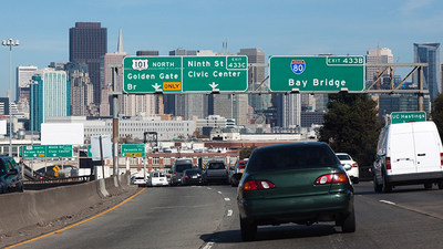 "Risky Roads" - Highway 101, San Francisco, CA