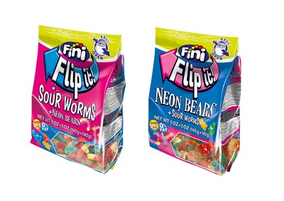 The Fini Sweets Flip It line introduces a clever packaging innovation that satisfies two cravings in one package for twice the fun and flavor.