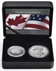 The Royal Canadian Mint and United States Mint Team up to Launch Joint Pride of Two Nations Coin Set