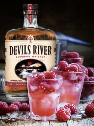 The Razmanian Devil is a great alternative to the typical margarita.  But don’t let the name fool you.  Although devilishly good, this fresh take will cool even the hottest summer days.  Frozen or on-the-rocks, our 90-proof Devils River Bourbon mixes well with lemon juice, raspberry liqueur, and simple syrup, finished with a splash of lemonade.