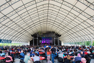 Thousands of people attend the customer appreciation concert at the Sweetwater Pavilion. (June 21, 2019)