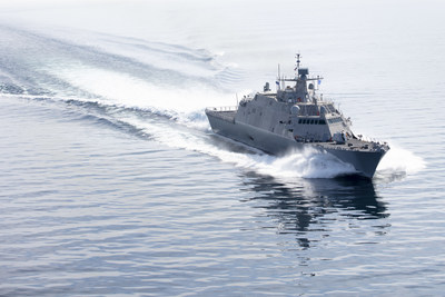 LCS 17 (Indianapolis) completed Acceptance Trials in Lake Michigan.
