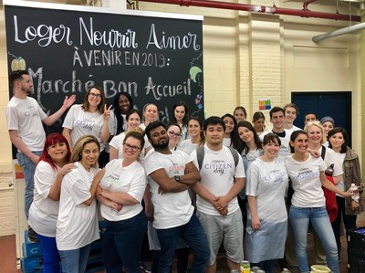 L'Oral Canada employees participate in Citizen Day 2019. (CNW Group/L'Oral Canada Inc.)