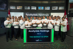 AcuityAds Holdings Inc. Opens the Market