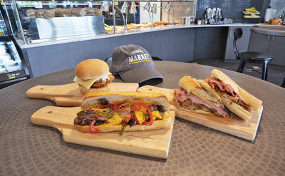 Specialty sandwich offerings at Rogers Market C-Store.