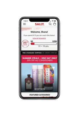 Easily Track Rewards and Shop by Category