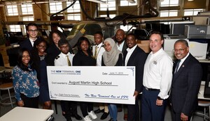 The New Terminal One Team Helps Launch Queens High School Students Into Aviation Careers As The JFK Redevelopment Program Community Initiative Gains Altitude