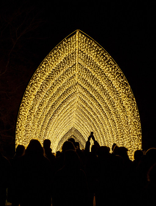 Chicago Botanic Garden Introduces Lightscape For 2019 Holiday Season