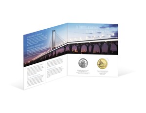 Monnaie Collection Royale lance un ensemble édition spéciale afin de célébrer l'inauguration du pont Samuel-De Champlain