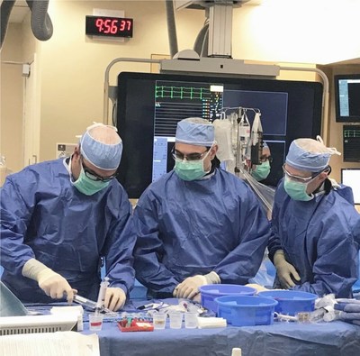 (Left to Right) Tiberio Frisoli, MD; Usman Khokhar, MD; Matthew Jonovich, MD. For additional information go to https://www.dropbox.com/sh/5f04j474ms7jlft/AAB8Y3-k4uFaoFUGpFf3HI3da?dl=0