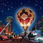 Hendrick's Gin presents an unusual and whimsical duet of soar and score as its record breaking E.L.E.V.A.T.U.M. lights up the skies at the 40th Festival International de Jazz de Montréal