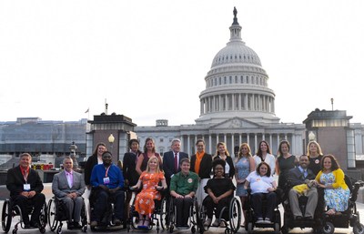 Members and Staff of United Spinal Association at the 2019 Roll on Capitol Hill.