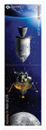 Les timbres sur la mission Apollo 11 rendent hommage aux premiers pas de l'humanité sur la Lune et à l'apport important des Canadiens