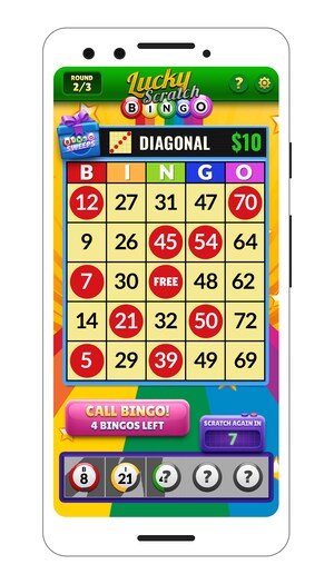 Just in Time for National Bingo Day - Fort Mason Games Announces Lucky Scratch, A Mobile Game with Live Bingo Where You Can Win Real Cash for Free