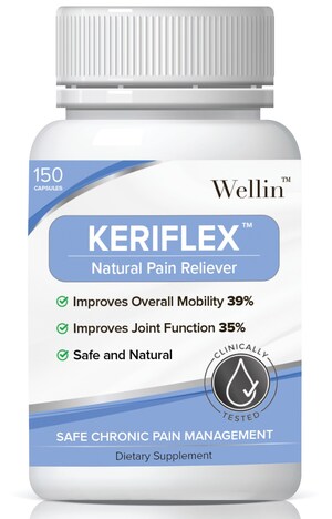 Clinical Study Shows Natural Pain Reliever Keriflex™ Improves Overall Joint Health by 35% and Reduces Chronic Knee, Neck and Lower Back Pain