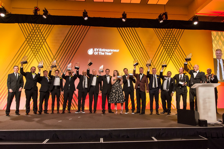 Winners of the EY Entrepreneur of the Year 2019 New England Award