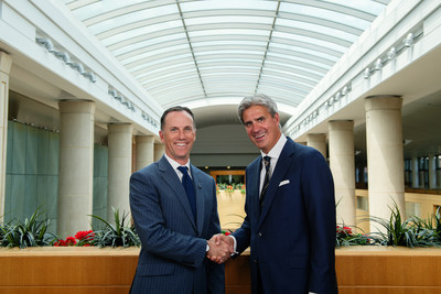 NorthShore President and CEO J.P. Gallagher and Swedish Covenant Hospital President and CEO Anthony Guaccio