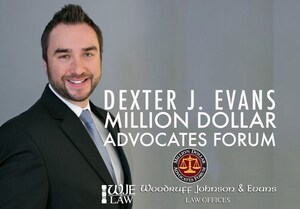 Attorney Dexter Evans Named to Million Dollar Advocates Forum