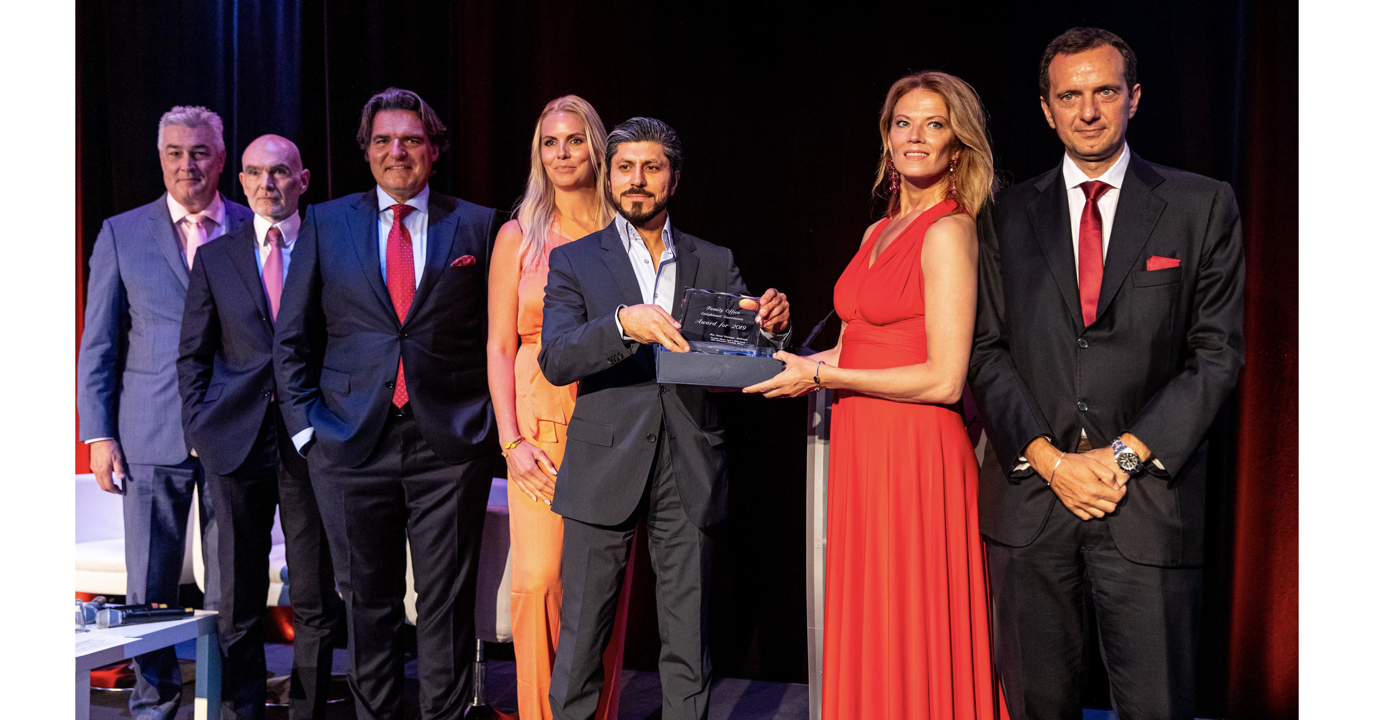 Mohamed Al Ali Presented With Family Office Enlightened Governance 2019  Award at Ritossa Family Office 9th Global Family Office Investment Summit  in Monaco