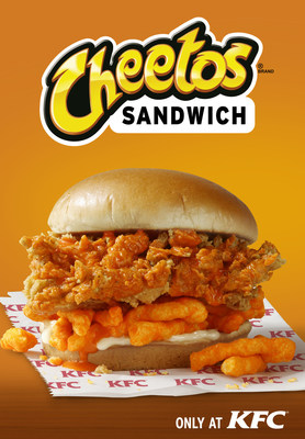 KFC and Cheetos® introduce the KFC Cheetos Sandwich, KFC's latest limited time menu item that will make all your crunchy, cheesy wishes come true.