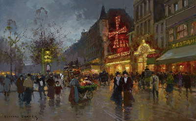 Rare Pair of Edouard Cortes Paintings Surface and Sell