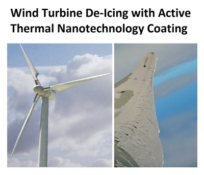 WINDGO Nanotech Thermal Coatings Help Prevent Wind Turbine Ice Build-up