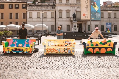 Aperol unveiled unique urban art in Padova to celebrate 100 years of sparking joyful connections around the world