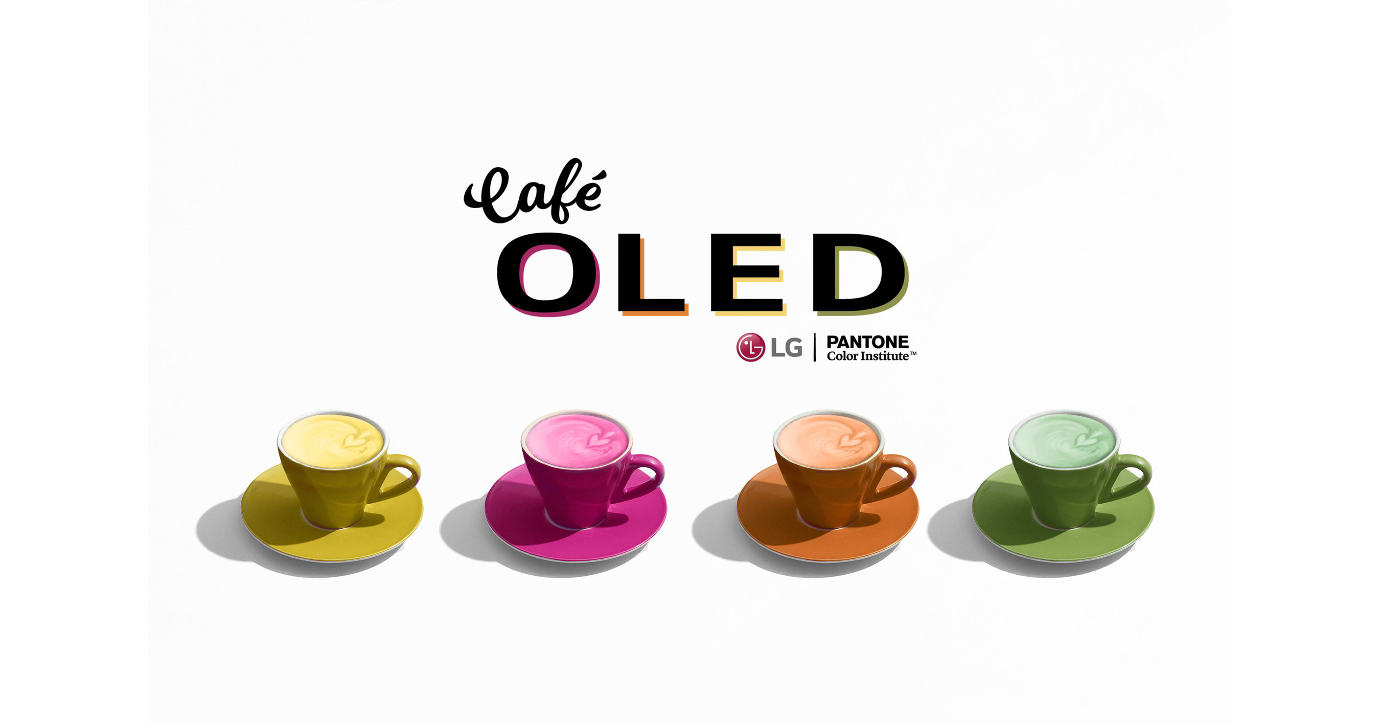 LG Electronics And Pantone Color Institute Create Unique Color Experience  At Café OLED