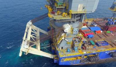 McDermott used its derrick lay vessel, DLV 2000 to perform its first S-lay piggy-back pipelay.