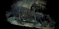 3D Photogrammetry Imagery of the deck gun and bridge of the USS S-28 lost 75 years ago on July 4th, 1944.