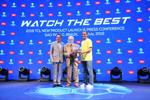 TCL se une a Cafu para a estreia de produtos de várias categorias apresentando a primeira TV 8K no Brasil durante a Copa América 2019
