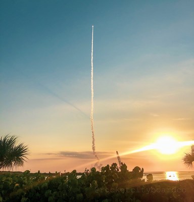 Ascent Abort-2 lifts off from Space Launch Complex 46. Ascent Abort-2 lifts off from Space Launch Complex 46.