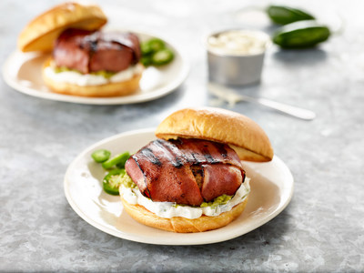 Chef Kenneth Temple, a New Orleans native, winner of Food Network’s “Chopped” and cookbook author, created the Bacon-Wrapped Turkey Burger with Guacamole and Jalapeño Mayo.