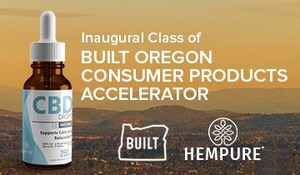 Hempure Is Only CBD Brand Chosen to Participate in Built Oregon's First Consumer Product Accelerator